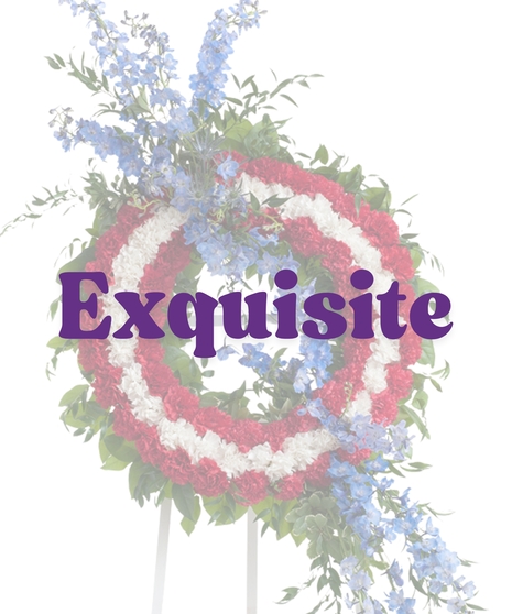 Patriotic wreath stand delivered in Baton Rouge, LA. 