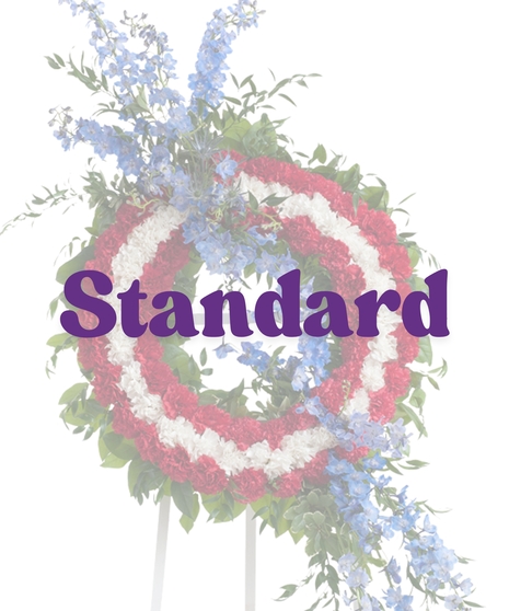 Patriotic wreath stand delivered in Baton Rouge, LA. 