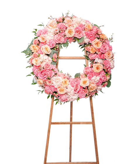 Tender Blush - Wreath Stand
