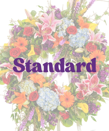 vivid beauty standing spray wreath delivered baton rouge la