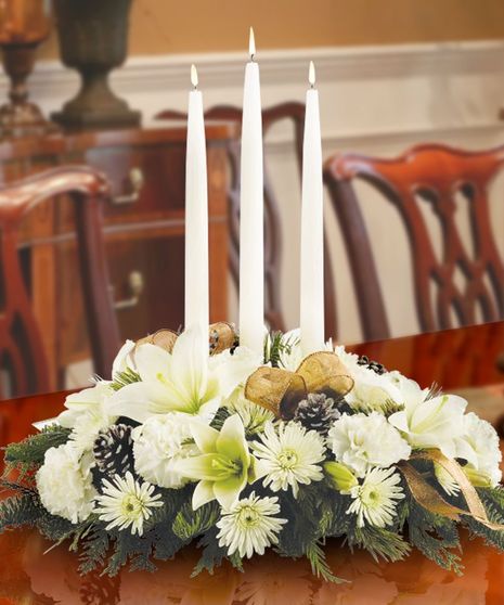 Glowing Elegance Centerpiece.