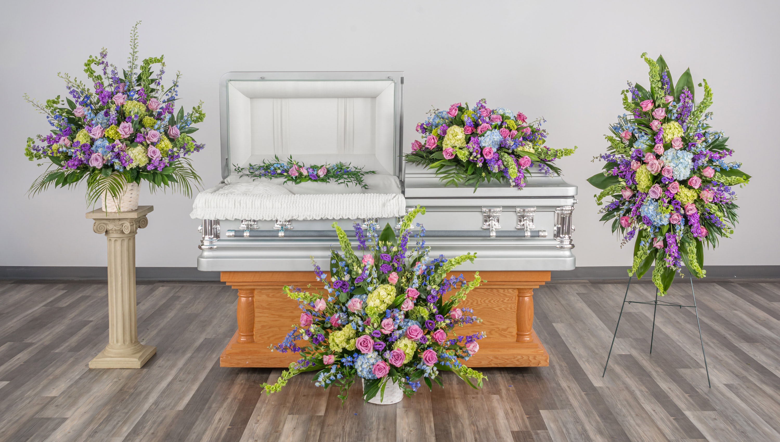 Bold Spring - freshness and vibrancy of spring blooms with the elegance and sophistication of sympathy flowers